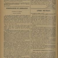 1030 - Page 1022 - Sociétés savantes. Académie de médecine. (Séance du 8 juillet 1930). Greffe du cancer humain au chimpanzé. M. Jean Troisier / Jurisprudence et législation. Accident du travail. Lésions anciennes. [H. Ribadeau Dumas] / Livres nouveaux. J'en appelle au monde civilisé. Lettre ouverte aux membres de la S. D. N., par G. Espé... / Année médicale et pharmaceutique Palissier