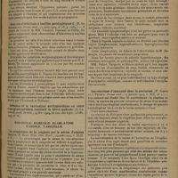 1081 - Page 1073 - Analyses et indications bibliographiques. Maladies infectieuses sous la direction de M. André Lemierre... ; par P. Adida. Tuberculose. Typhoïde. Contribution clinique et bactériologique à l'étude des infections à bacille paratyphique C. (P. Teissier, P. Gastinel et J. Reilly. Presse méd...) / Deux cas d'infections à bacilles paratyphiques C. (B. Le Bourdellés. Presse méd...) / Rougeole. Rubéole. Scarlatine. Variole. Varicelle. La prophylaxie de la rougeole par le sérum d'adultes réactivé. (H. Baar. Wien. klin. Woch...) / L'encéphalite de la rubéole. (Robert Debré, Roger Turquety, Robert Broca. Presse méd...) / Les réactions d'immunité dans la scarlatine. (P. Coste et J. Petruc. Presse méd...) / Prophylaxie de la scarlatine par le contrôle bactériologique des convalescents. (M. Liégeois et J. Fricker. Presse méd...)