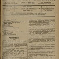 1089 - Page 1081 - Sommaire / Informations. Facultés de médecine. Lyon / Marseille / Strasbourg / Agrégation