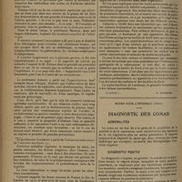 1116 - Page 1108 - Les journées médicales de Bruxelles. Xe session. 28 juin-3 juillet 1930. (A suivre). / Notes pour l'internat (oral). Diagnostic des comas