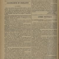 1166 - Page 1158 - Sociétés savantes. Société de thérapeutique. (Séance du 9 avril 1930). Sur le traitement de la tuberculose par un complexe organo-métallique. M. Pierre Reynier / Jurisprudence et législation. La patente. [H. Ribadeau Dumas] / Livres nouveaux. Les syndromes ictériques, par le Docteur P.-A. Carrié...