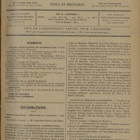 1169 - Page 1161 - Sommaire / Informations. Légion d'honneur. Ministère de l'intérieur / Voyage médical international Pyrénées-Océan / Faculté de médecine de Bordeaux. Clinique de chirurgie infantile et d'orthopédie