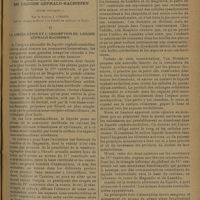 1221 - Page 1213 - Revue générale. Le rôle des plexus choroïdes dans la formation du liquide céphalo-rachidien. Étude critique ; par le Docteur J. Girard... II. La circulation et l'absorption du liquide céphalo-rachidien