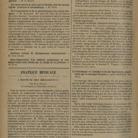 1230 - Page 1222 - Sociétés savantes. Société de médecine de Paris. (Séance du 9 mai 1930). Le traitement de la mélancolie. M. Maurice de Fleury / De l'organisation et de la généralisation des camps thermaux. M. Molinery / Pratique médicale. A propos de deux médicaments. Par M. A. Filliat... / Livres nouveaux. Technique du massage, par le Professeur Albert Hoffa... Traduit sur la huitième édition allemande du Professeur Hermann Gocht..., par le Docteur Gidon... / Le traitement de l'asthme et de ses équivalents respiratoires par la roentgenthérapie, par le Docteur H. Ronceray