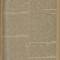 1287 - Page 1279 - Revue générale. Les lymphadénies aleucémiques ; par Paul Foucaud... II. Classification : formes anatomo-cliniques