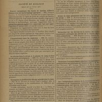 1292 - Page 1284 - Revue générale. Les lymphadénies aleucémiques ; par Paul Foucaud... / Sociétés savantes. Société de biologie. (Séance du 19 juillet 1930). Pouvoir antigénique des lysats de bacilles d'Eberth obtenus avec un bactériophage approprié. MM. Fernand Arloing, A. Josserand et A. Nabonne / L'hypocalcémie dans les néphrites. MM. Ch. Achard et I. Ornstein / Le calcium dans le sérum et le plasma du sang et dans les sérosités pathologiques. MM. Ch. Achard et I. Ornstein / Résorption et modification des gaz injectés sous la peau. MM. Henri Bénard et Lucien Camus / La calcémie et le poids des nouveau-nés. MM. E. Aburel et J. Ornstein / L'animal-étuve, procédé de conservation et de transport des germes périssables. M. E. Manoussakis / Action du tissu placentaire sur les anticorps naturels du sérum. MM. L. Nattan-Larrier et L. Richard / Recherches sur les dérivés de la choline. Sur l'action hypotensive prolongée des dérivés de la choline chez le chien yohimbinisé. MM. Maurice Loeper, Maurice Villaret, L. Justin-Besançon, A. Lemaire et R. Cachera / Technique d'enregistrement simultané des mouvements pendulaires et péristaltiques de l'intestin isolé. M. Maurice Villaret, Mlle Yvonne Bernheim et M. L. Justin-Besançon / Sur l'indépendance relative de la dilatation de l'artère rétinienne et de l'hypotension artérielle déterminée par l'administration des dérivés choliniques. M. Maurice Villaret, Mme Schiff-Wertheimer, MM. L. Justin-Besançon et René Cachera