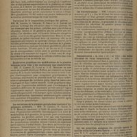 1294 - Page 1286 - Sociétés savantes. Société de biologie. (Séance du 19 juillet 1930). Action de certaines thérapeutiques sur l'équilibre protéique des thyroïdiens. MM. M. Loeper, A. Lemaire et J. Tonnet / Variations de la composition protéique des goitres. MM. M. Loeper, A. Lemaire, R. Degos et A. Lesure / Exploration graphique des modifications de la pression veineuse porte liées à des excitations vaso-constrictives. MM. P. Carnot, R. Gayet et F.-P. Merklen, procédé décrit par Hallion / Les variations de la pression portale dans les états d'hypotension artérielle. MM. P. Carnot, R. Gayet et F.-P. Merklen / Sur une technique de production de l'antitoxine tétanique. Ses résultats. M. P. Descombey / Action de l'harmine sur la glycémie, la réserve alcaline et le métabolisme basal. MM. J. Decourt, E. Azerad et Mlle Y. Bonnard / Les leuconévraxites. MM. Levaditi, Lépine et Schoen / Démonstration « in vivo » et « in vitro » des formes filtrantes du virus tuberculeux. MM. Sanarelli et Alessandrini / Sur les propriétés antigènes des extraits aqueux de bacilles biliés de Calmette-Guérin. M. A. Arena. (A suivre)