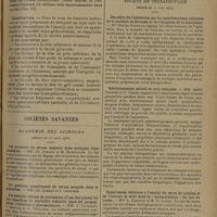1321 - Page 1313 - Revue générale. La luxation traumatique inféro-interne de l'épaule ; par Roger Pétrignani... Traitement / Conclusions / Sociétés savantes. Académie des sciences. (Séance du 18 août 1930). Les protéines du sérum sanguin dans quelques états anémiques. MM. Ch. Achard et M. Hamburger / Une méthode efficace de traitement d'une des causes les plus répandues de mortalité infantile dans les pouponnières : l'infection à pneumocoques. MM. C. Lebailly, G. Desbouis et A. Voulland / (Séance du 25 août 1930) / (Séance du 1er septembre 1930) / Société de thérapeutique. (Séance du 11 juin 1930). Des effets de l'éphédrine sur les manifestations cutanées de la maladie de Quincke et de l'éruption de la scarlatine. Mlle Berthe Fournier / Rétrécissement mitral et cure salicylée. MM. André Tardieu et G. Fabre / Expériences relatives à l'emploi du sucre de soxhlet, et de l'extrait de malt dans la « maternisation » du lait de vache. Mme L. Randoin et M. R. Lecoq