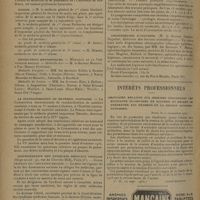 1330 - Page 1322 - Informations. Hôpitaux de Paris. Concours de l'internat / Facultés de médecine. Bordeaux / Marine / Distinctions honorifiques. Médaille de la prévoyance sociale / La standardisation du matériel sanitaire / Confédération des syndicats médicaux français / Nécrologie / Cours de la Faculté de médecine de Paris. Histologie / Amphithéâtre d'anatomie / Intérêts professionnels. Circulaire relative aux mesures concernant les étudiants incorporés en octobre et devant se présenter aux examens de la session octobre-novembre. [André Maginot]
