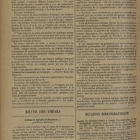 1382 - Page 1374 - Informations. Cours de la Faculté de médecine de Paris. Clinique ophtalmologique de l'Hôtel-Dieu. Chaire d'anatomie pathologique / Revue des thèses. Asthme et maladie de Basedow, par Pierre Hennion / Bulletin bibliographique