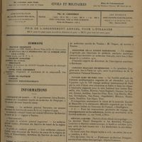 1429 - Page 1421 - Sommaire / Informations. Université de Nancy / Guerre / Marine / Ministère de la marine marchande / Congrès français de médecine / Voyage bleu de Noël 1930 / Hôpital Laennec