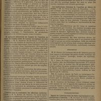1453 - Page 1445 - XXIe Congrès français de médecine. Liége, 23-27 septembre 1930. III. Les indications thérapeutiques de l'insuline en dehors du diabète. Introduction physiologique à l'étude des indications thérapeutiques de l'insuline en dehors du diabète. M. J. Hoet... / De quelques indications de l'emploi de l'insuline en dehors du diabète tirées de l'action eutrophique de cette hormone. M. E. Aubertin... / L'insuline dans le traitement des affections cardiovasculaires. M. G. Bickel... / Les applications cliniques de l'insuline en dehors du diabète. M. Le Fèvre de Arric... / Discussion / Communications. Emploi de l'insuline dans les états vagotoniques et sensibilisation à l'insuline. M. Joltrain... / Pourquoi l'insuline est requise dans le traitement du parkinsonisme et des séquelles de l'encéphalite. M. J. Froment...