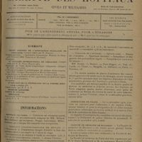 1477 - Page 1469 - Sommaire / Informations. Hôpitaux de Paris. Concours de stomatologiste / Assistants d'électro-radiologie des hôpitaux / Concours de l'internat / Préfecture de police / Faculté de médecine de Bucarest