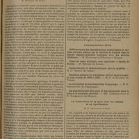 1525 - Page 1517 - VIIIe Congrès international de dermatologie et de syphiligraphie. Copenhague, 5 au 9 août 1930. Considérations cliniques sur la résistance naturelle et l'immunité spécifique dans la syphilis (processus de la période d'incubation dans l'infection primaire et seconde ; conditions de la formation du chancre ; exceptions à la loi de Colles. Syphilis binaire). M. Hoffmann... / Communications libres. La tuberculose de la peau chez les enfants et sa signification. M. E. Brungsaard...