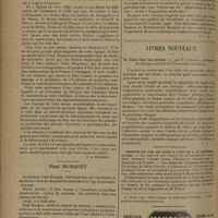 1534 - Page 1526 - Émile Gley. [Nécrologie]. [Dr A. Brochin] / Paul Busquet. [Nécrologie] / Livres nouveaux. La toux chez les enfants, par P. Gautier...