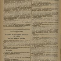 1546 - Page 1538 - VIIIe Congrès international de dermatologie et de syphiligraphie. Copenhague, 5 au 9 août 1930. Étiologie et pathogénie de l'eczéma. M. Darier... Communications. La gangrène cutanée. M. Milian / Notes pour l'internat. Fractures de l'extrémité inférieure du radius. Symptômes. Diagnostic. Traitement. (A suivre)