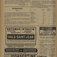 1564 - Page 1556 - Livres nouveaux. Techniques courantes de chimie clinique : urines, liquide céphalo-rachidien, chimisme gastrique, bile, fèces, par le Docteur W. Mestrezat. [Professeur Henri Roger] / Informations (Suite). Les diplômes de Docteur en médecine de l'année scolaire 1929-1930