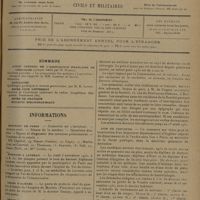 1569 - Page 1561 - Sommaire / Informations. Hôpitaux de Paris. Concours de l'internat / Hommage à Laveran / Asiles d'aliénés / Légion d'honneur / Distinctions honorifiques / Société de médecine et de chirurgie de Bordeaux. Prix Pujos / Avis de concours