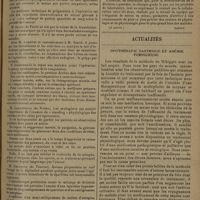 1581 - Page 1573 - XXXIXe Congrès de l'Association française de chirurgie. Paris, 6-11 octobre 1930. Deuxième question. La préparation des malades à l'opération. Résumé du rapport de M. Sauvé... Examen des différents états organiques. (A suivre). [Dariau] / Actualités. Opothérapie gastrique et anémie pernicieuse. [R. Levent]