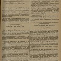 1599 - Page 1591 - Revue générale. Hernies internes ; par A. Folliasson... / Sociétés savantes. Académie des sciences. (Séance du 27 octobre 1930). Ouverture d'un pli cacheté. M. I. I. Manoukhine / Les vitamines et le raffinage des huiles d'olives. M. L. Margaillon / Académie de médecine. (Séance du 4 novembre 1930). Notice. M. Portier, une notice sur M. Guilio Fano... / Les sérums thérapeutiques. M. Jules Renault / La vaccination préventive de la tuberculose par le B. C. G. dans les pays étrangers. Ses effets sur la décroissance de la mortalité générale infantile. M. Calmette / La digitale laineuse. M. Perrot / Hygiène de l'enfance / Société médicale des hôpitaux. (Séance du 17 octobre 1930). Chondrome de la dure-mère. Opération et guérison complète. MM. Georges Guillain, Petit-Dutaillis, Ivan Bertrand et P. Schmit / La désinfection des plaies par les oléates. M. Maurice Renaud / Trois cas de tétanos traités par injections intra-rachidiennes de sérum sous chloroformisation (méthode de Dufour). MM. Pagniez, A. Plichet et E. Bompart
