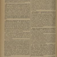 1616 - Page 1608 - Sociétés savantes. Société de biologie. (Séance du 25 octobre 1930). Action de cataphorèse sur le virus de la peste aviaire. M. P. Lépine / Nouvel appareil pour la cataphorèse des liquides virulents. M. P. Lépine / Influence de la concentration des solutions sur l'action toxique des sels de mercure. M. Maurice Renaud / Eloge nécrologique. M. Menegaud / Granulie expérimentale réalisée par inoculation intraveineuse de bacilles de Koch tués. MM. M. Macaigne et P. Nicaud / Les lésions alvéolaires de la granulie expérimentale. MM. M. Macaigne et P. Nicaud / Rôle de défense et d'organisation cicatricielle des cellules alvéolaires. MM. M. Macaigne et P. Nicaud / Origine de la substance collagène dans le processus de la sclérose alvéolaire. MM. M. Macaigne et P. Nicaud / Air alvéolaire et débit cardiaque. MM. H.-R.-J. Olivier et J. Brethy / Les voies sensitives de l'utérus. M. E. Aburel