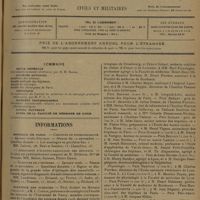 1625 - Page 1617 - Sommaire / Informations. Hôpitaux de Paris. Concours de stomatologiste / Académie des sciences. Prix Albert de Monaco / Deuxième liste des prix et subventions attribués en 1930. (Voir la suite des « Informations », p. 1632)