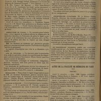 1666 - Page 1658 - Informations. Académie des sciences. Troisième liste des prix et subventions attribués en 1930 / Préfecture de police / Avis de concours / Nécrologie / Collège de France / Cours de la Facuté de médecine de Paris. Cours de pathologie chirurgicale / Chaire d'hydrologie et climatologie thérapeutiques / Amphithéâtre d'anatomie / Le Crapouillot / Actes de la Faculté de médecine de Paris. Thèses