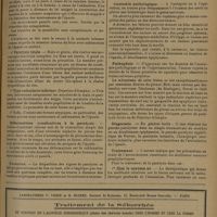 1701 - Page 1693 - XIIe Réunion annuelle de la Société française d'orthopédie. Paris, 10 octobre 1930. Deuxième rapport. Paralysie obstétricale du membre supérieur. Rapporteur : M. André Rendu... Formes cliniques des paralysies obstétricales / Déformations consécutives à la paralysie / Évolution / Anatomie pathologique / Pathogénie / Diagnostic / Traitement
