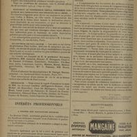 1738 - Page 1730 - Informations. Ministère de la guerre. Infirmières des hôpitaux militaires / Monument au Professeur Orfila, Président fondateur de l'Association des médecins de la Seine / En souvenir de Paul Lecène / Nécrologie / Intérêts professionnels. A propos des assurances sociales. [Dr P. Cibrie] / Renseignements