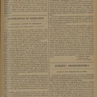 1841 - Page 1833 - Sociétés savantes. Société des chirurgiens de Paris. (Séance du 7 novembre 1930). Kyste de l'organe de Rosenmüller. M. Muller... / Volvulus grêle total. Détorsion. Guérison. MM. Victor Pauchet et Legac / Jurisprudence et législation. Pharmaciens. Société en commandite. Comamnditaires non pharmaciens. Nullité. [H. Ribadeau Dumas] / Intérêts professionnels. Syndicat des médecins de la Seine