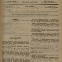 1845 - Page 1837 - Sommaire / Informations. Hôpitaux de Paris. Concours d'électro-radiologiste des hôpitaux / Hôpitaux de province. Bordeaux / Lyon / Hôpital civil de Casablanca / Facultés de médecine. Paris / Toulouse / Société médicale des hôpitaux de Paris / Académie royale de médecine de Belgique / Syndicat général des médecins stomatologistes français