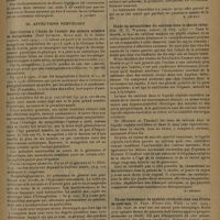 1869 - Page 1861 - Analyses et indications bibliographiques. Maladies des enfants. Sous la direction de M. L. Babonneix... II. Affections digestives. Oblitération congénitale de canaux biliaires (deux observations). (Leslie Cole et C. H. Whittle. Brit. Journ. of. Child. dis...). [R. Levent] / III. Affections nerveuses. Contribution à l'étude de l'avenir des enfants atteints de mongolisme. (Noël Spühler. Revue méd. de la Suisse romande...). [R. Levent] / Etude du métabolisme du calcium dans la chorée infantile. (E. C. Warner. Lancet...). [R. Levent] / Un cas intéressant de syphilis cérébrale chez une fillette de neuf ans. (G. Papp. Wiener klin. Woch...). [R. Levent]