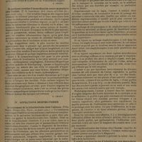 1871 - Page 1863 - Analyses et indications bibliographiques. Maladies des enfants. Sous la direction de M. L. Babonneix... III. Affections nerveuses. Un cas intéressant de syphilis cérébrale chez une fillette de neuf ans. (G. Papp. Wiener klin. Woch...). [R. Levent] / De quelques troubles d'incoordination neuro-musculaire chez l'enfant. (F. S. Langmead. Brit. Journ. of Child. dis...). [R. Levent] / IV. Affections respiratoires. Le traitement de la bronchiectasie dans l'enfance. (Félix Basch. Wiener klin. Woch...). [R. Levent] / V. Affections urinaires. La pyélite expérimentale et ses rapports avec l'infection urinaire chez l'enfant. (H. F. Helmholtz. Brit. Journ. of Child. dis...)