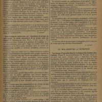 1873 - Page 1865 - Analyses et indications bibliographiques. Maladies des enfants. Sous la direction de M. L. Babonneix... VI. Infections infantiles. Le malaise d'incubation dans la rougeole. (G. F. Abercrombie. Brit. Journ. of Child. dis...). [R. Levent] / Observations et recherches sur l'épidémie de grippe de cette année. Le stade secondaire de la grippe chez les enfants. (C. Noeggerath. Klin. Woch...). [R. Levent] / Etude sur le rhumatisme chez l'enfant. (M. Campbell et E. C. Warner. Lancet...). [R. Levent] / VII. Maladies de la nutrition. Les causes d'insuccès dans le traitement du diabète chez l'enfant. (Frank N. Allan et Russell M. Wilder. Journ. of the amer. med. Assoc...). [R. Levent] / Le diabète sucré dans l'enfance. (R. Wagner. Wiener klin. Woch...). [R. Levent]