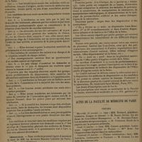 0038 - Page 34 - Informations. Association générale des médecins de France. (Bourses aux familles nombreuses du corps médical. Fondation du Docteur Roussel) / Nécrologie / Cours de la Faculté de médecine de Paris. Clinique de la tuberculose. (Hôpital Laennec et Dispensaire Léon-Bourgeois. Professeur : M. Léon Bernard) / Actes de la Faculté de médecine de Paris. Thèses