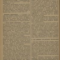 0046 - Page 42 - Revue générale. Les anémies aplastiques. Étude clinique, anatomique et pathogénique ; par M. P. Baize... I. L'anémie aplastique essentielle / II. Les anémies aplastiques secondaires