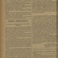 0150 - Page 146 - Informations. Conférences de l'Hôtel Chambon / Cours de la Faculté de médecine de Paris. Chaire de thérapeutique. (Professeur : M. Maurice Loeper) / Intérêts professionnels. Le doctorat en médecine et les chirurgiens-dentistes. [Maurice Mordagne]