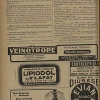 0166 - Page 162 - Sociétés savantes. Académie de médecine. (Séance du 27 janvier 1931). La médecine et les médecins au Maroc. M. Léon Bernard / Le rôle de l'acide carbonique dans l'organisme. M. A. Mayer / Election / Actes de la Faculté de médecine de Paris. Thèses