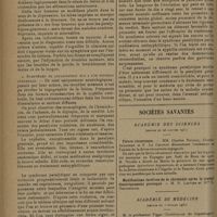 0192 - Page 188 - Revue générale. Les troubles psychiques au cours du tabes ; par les Docteurs E. Larrivé..., H.-J. Jasienski... 5° Le syndrome paralytique au cours du tabes / Sociétés savantes. Académie des sciences. (Séance du 26 janvier 1931). Fièvre récurrente. MM. Charles Nicolle, Charles Anderson et F. Le Chuiton / Académie de médecine. (Séance du 3 février 1931). A propos du procès-verbal. M. Calmette