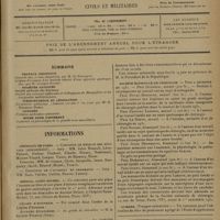 0253 - Page 249 - Sommaire / Informations. Hôpitaux de Paris. Concours de médecin des hôpitaux (admissibilité) / Hôpital Saint-Michel / Légion d'honneur. Affaires étrangères / Médaille d'honneur du travail / IVe centenaire du collège de France / Société nationale de chirurgie. Prix à décerner en 1931 / Guerre. (Troupes coloniales)
