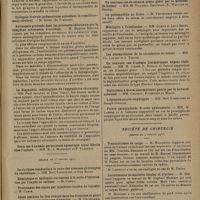0307 - Page 303 - Sociétés savantes. Société médicale des hôpitaux. (Séance du 16 janvier 1931). Paralysies périphériques observées chez deux hommes ayant subi une même intoxication par l'oxyde de carbone. MM. Georges Guillain, R. Thurel et H. Desoille / Sur un cas d'ictère spirochétosique. MM. Loygue et Lemoine... / Antisepsie profonde dans les processus infectieux par le complexe savonneux d'acridine. M. Maurice Renaud / Le diagnostic radiologique de l'appendicite chronique. MM. Paul Jacquet et Léon Gally / (Séance du 23 janvier 1931). Volumineux anévrisme aortique ayant simulé une néoplasie pulmonaire. MM. A. Clerc, Mourrut et Schwob / La poliomyélite en Grèce. M. Petzetakis / Méningite à Friedlander. MM. Comte et Lévy-Bruhl / Un nouveau cas d'anémie biermérienne hépato-résistante. MM. M. Labbé, R. Boulin et Soulié / Fièvre paratyphoïde B avec pyélocystite. MM. M. Loeper et A. Lemaire / Société de chirurgie. (Séance du 4 février 1931). Traumatismes du carpe. M. Maisonnet / Incontinence de matières fécales et d'urine. M. Bréchot / Anesthésie locale dans la neurotomie rétro-gassérienne. M. Cunéo