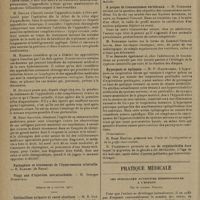 0310 - Page 306 - Sociétés savantes. Société de médecine de Paris. (Séance du 27 décembre 1930). A propos d'une communication de M. Gaultier sur le traitement médical de l'appendicite. M. Peugniez / (Séance du 9 janvier 1931). Colibacillose urinaire et cures alcalines. M. R. Glénard/ A propos du traitement médical de l'appendicite. M. Petit de la Villéon / A propos de traumatismes vertébraux. M. Roederer / Hyperpnée et épilepsie. M. P. Hartenberg / Présentations / Pratique médicale. Les substances nutritives indispensables à l'enfant ; par le Docteur Meslier