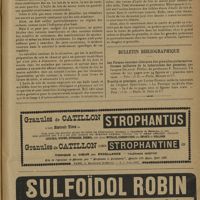 0313 - Page 309 - Pratique médicale. Les substances nutritives indispensables à l'enfant ; par le Docteur Meslier / Bulletin bibliographique