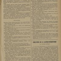 0327 - Page 323 - Revue générale. La tuberculose vertébrale postérieure ; par Claude Huriez... et Marcel Lambert... (Travail des Cliniques chirurgicale et médicale de l'Hôpital Saint-Sauveur de Lille, services de MM. les Professeurs Lambert et Carrière). Pronostic et traitement / Indications de la gastro-entérostomie ; par Victor Pauchet