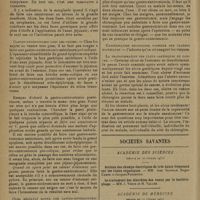 0328 - Page 324 - Indications de la gastro-entérostomie ; par Victor Pauchet / Sociétés savantes. Académie des sciences. (Séance du 16 février 1931) / Académie de médecine. (Séance du 24 février 1931). Peut-on craindre que le B. C. G. se transforme dans l'organisme en bacille tuberculeux virulent ? M. Calmette