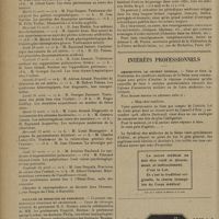0382 - Page 378 - Informations. Association amicale des Chefs de Clinique de la Faculté de médecine de Marseille. (Hôtel-Dieu de Marseille, 10-20 avril 1931). Programme du cycle des conférences / Faculté de médecine de Bordeaux. - Clinique chirurgicale infantile et orthopédie / Le bureau de la presse médicale latine / Intérêts professionnels. Respectons le secret médical. [Edité par le Syndicat des Médecins de la Seine]