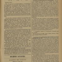 0407 - Page 403 - Le rapport du périmètre thoracique à la taille des enfants et des jeunes gens de haute stature ; par P. Nobécourt... / Sociétés savantes. Académie des sciences. (Séance du 2 mars 1931) / Académie de médecine. (Séance du 10 mars 1931). A propos du procès-verbal. Traitement sérothérapique de la poliomyélite. M. Levaditi / Prophylaxie de la poliomyélite dans l'armée au cours de l'épidémie de l'été 1930. M. Dopter