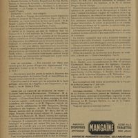 0418 - Page 414 - Informations. Une semaine sur la Côte d'Azur / Avis de concours / Cours de la Faculté de médecine de Paris... Clinique obstétricale Baudeloque. (Professeur M. A. Couvelaire) / Faculté de médecine de Bordeaux. Clinique oto-rhino-laryngologique / Nouveau journal