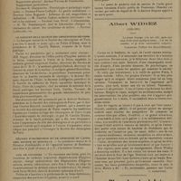 0438 - Page 434 - Informations. Fédération régionaliste française / Le banquet de la Société des chirurgiens de Paris / Réunion d'orthopédie et de chirurgie de l'appareil moteur de Bordeaux / Avis de concours / Avis de vacances / Albert Widiez (1898-1931). [Nécrologie]. [L. Babonneix]