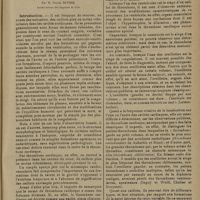 0445 - Page 441 - Revue générale. Les thromboses cardiaques ; par M. Pierre Dupire... Introduction / Anatomie pathologique
